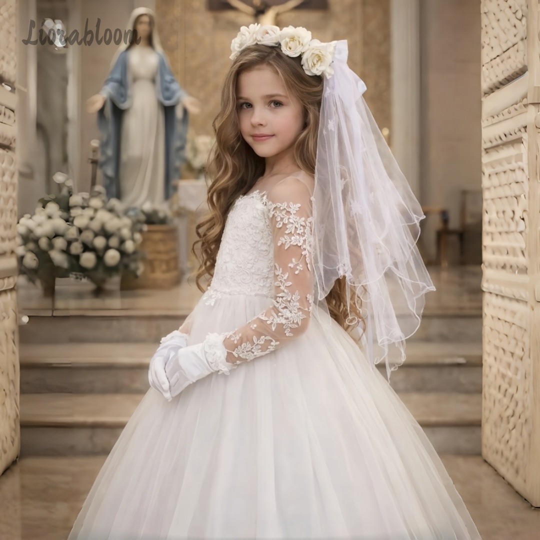 Formal Skirt - Girls' Lace Wedding Dress Custom Made