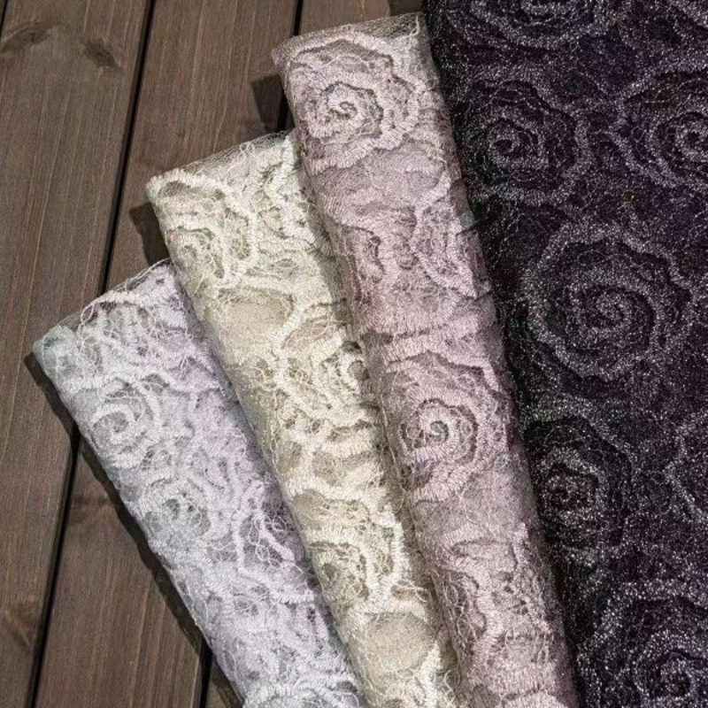 Lace Dress - Embroidered Tulle Lace Trim Fabric Round