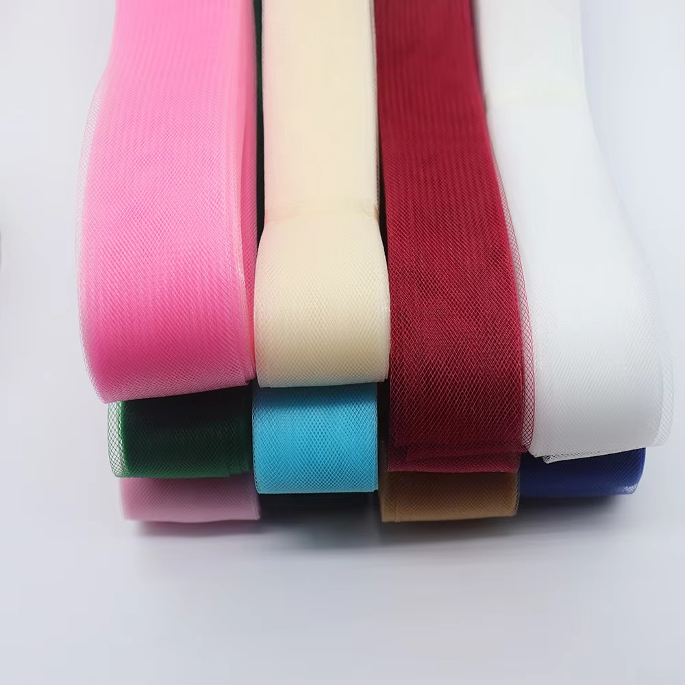 Formal Dress - 25/50 Yards Stiff Polyester Horsehair Braid