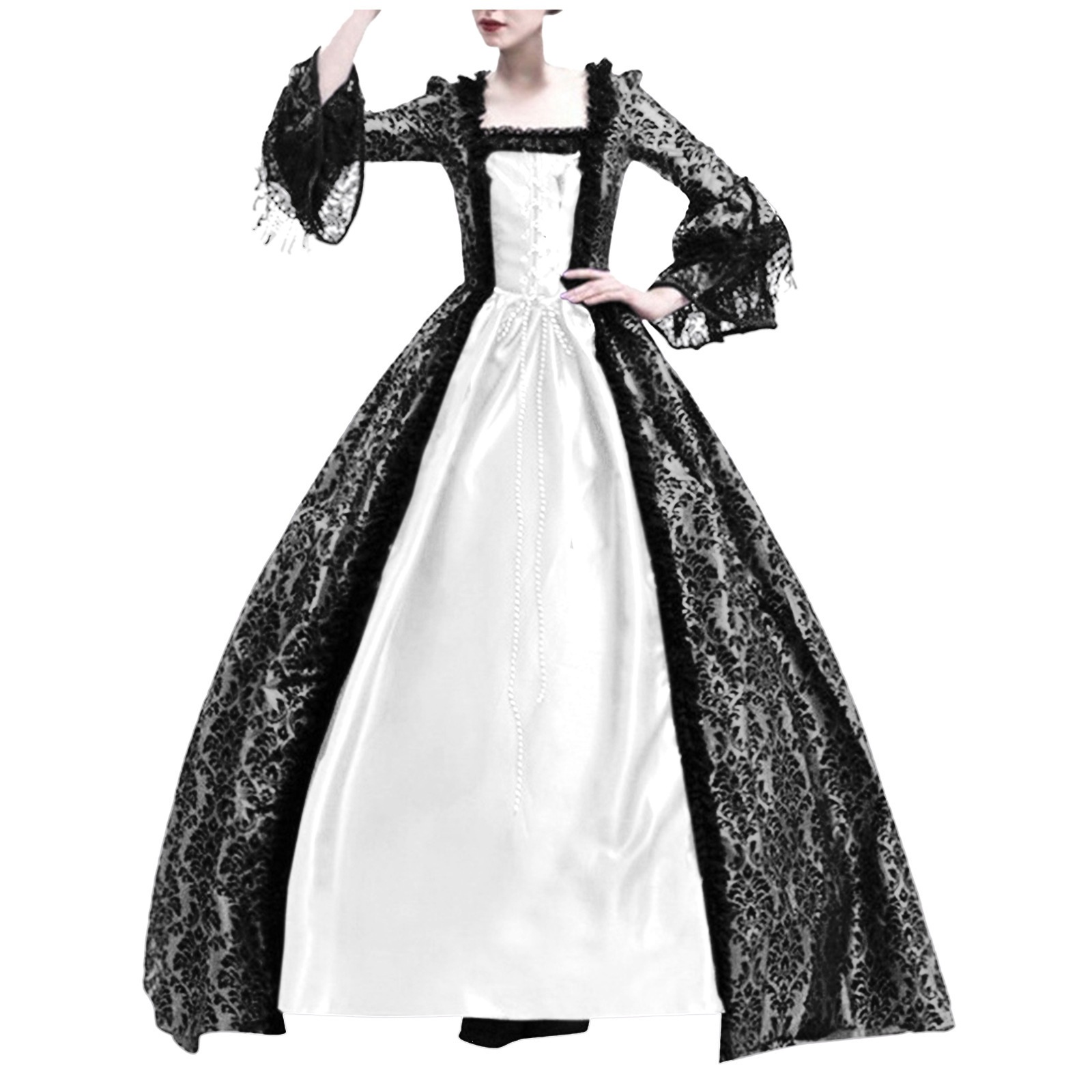 Evening Gown - Cosplay Medieval Palace Princess Dress Adults
