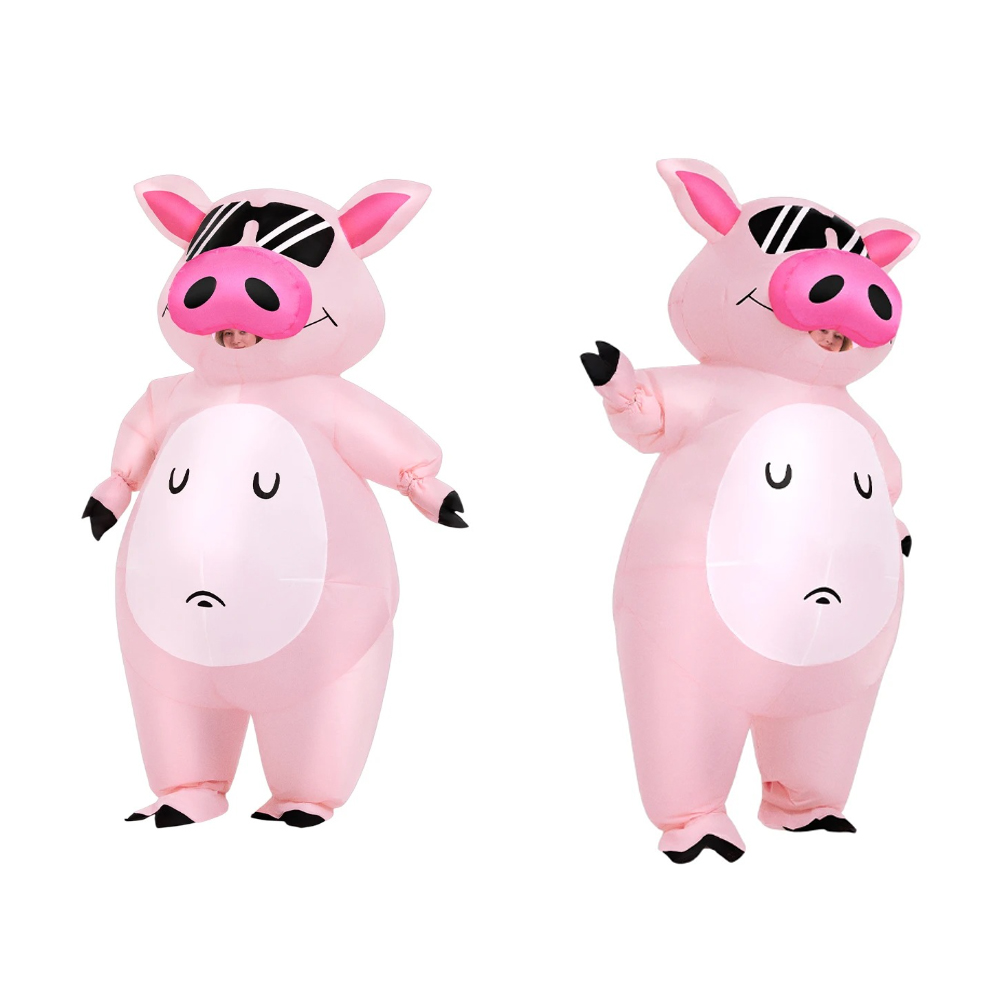 Cartoon Animal Piglet Inflatab - Womens Suit ulasan dan harga
