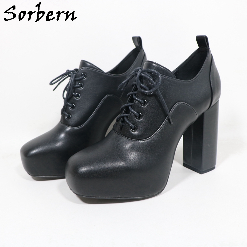 Sorbern Unisex Style Pump Shoe - Pump Heel Block ulasan dan harga