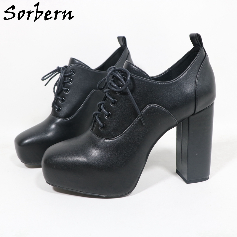 Sorbern Unisex Style Pump Shoe - Pump Heel Block ulasan dan harga