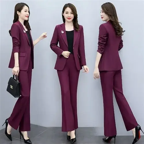 Outfit Wide Leg Trouser Suit B - Tailored Trouser Wide ulasan dan harga