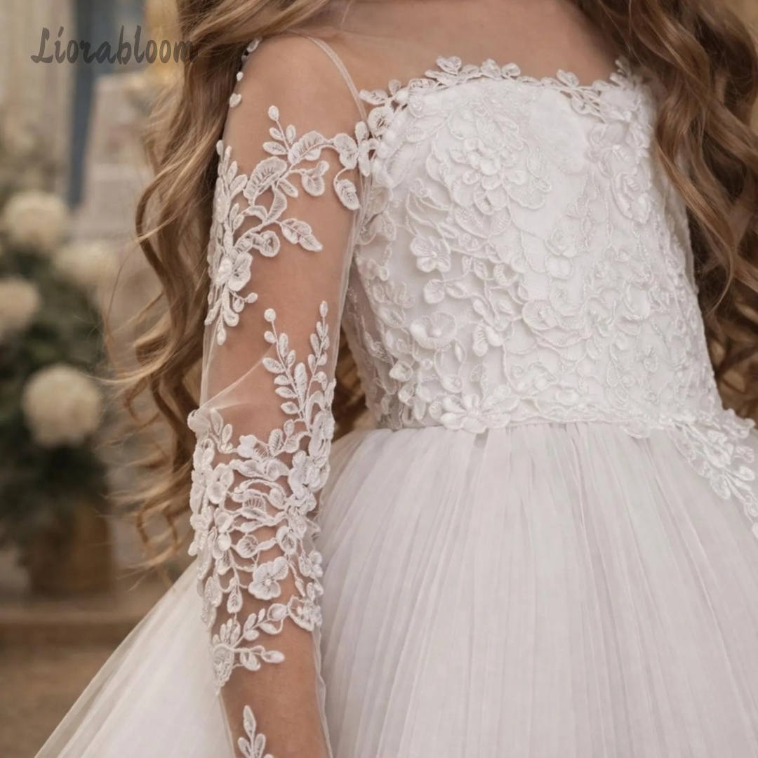 Girls' Lace Wedding Dress Cust - Formal Skirt ulasan dan harga
