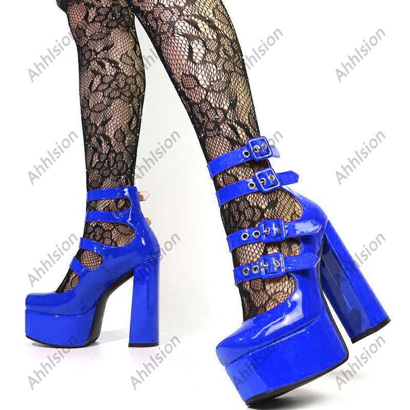 Ahhlsion Women Spring Pump Pat - Pump Heel Block ulasan dan harga