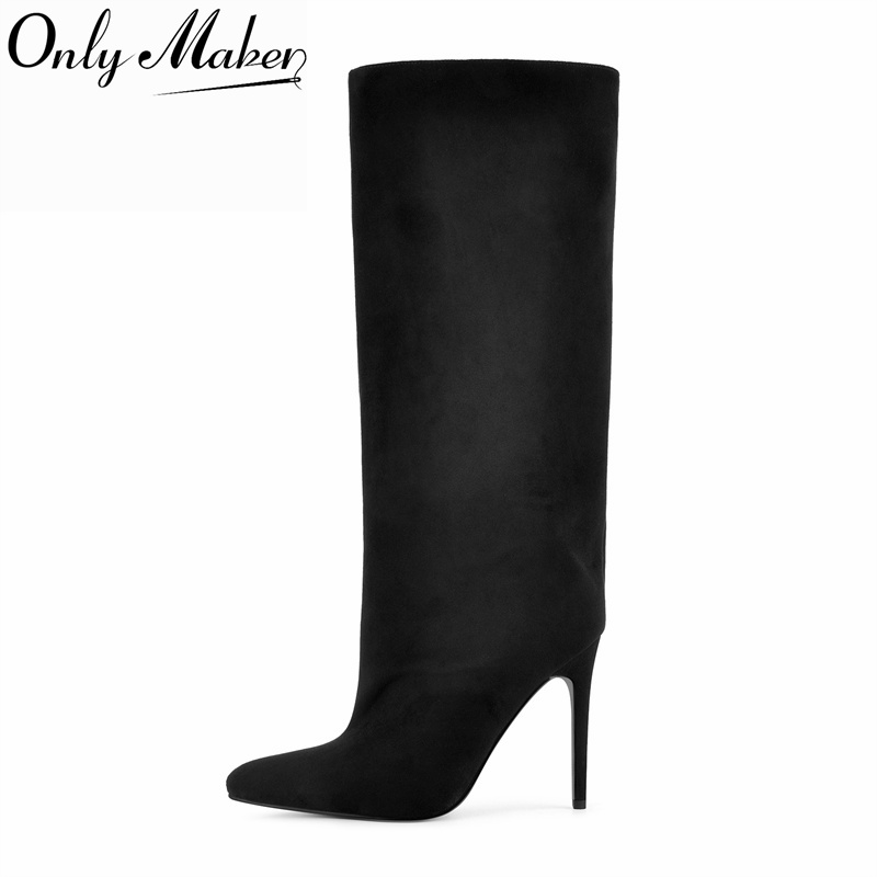 Onlymaker Black Faux Suede Kne - Formal Dress ulasan dan harga