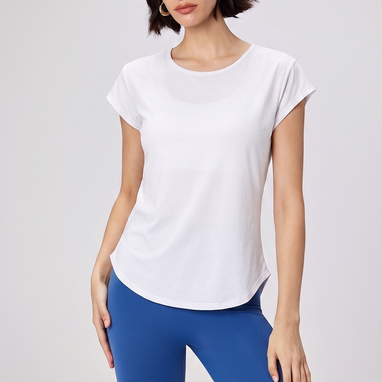 Women Quick Dry Ice Silk Short - Silk Blouse ulasan dan harga