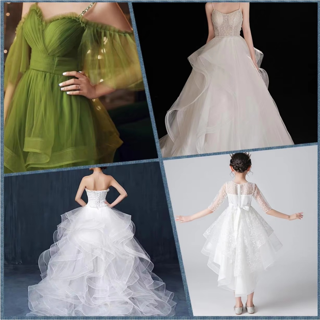 Assorted Colors Stretch Horseh - Wedding Dress ulasan dan harga