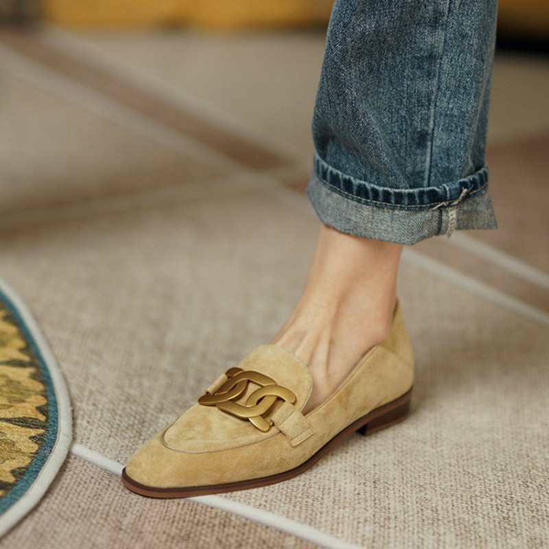 Suede Leather Women Loafers Sp - Womens Heels ulasan dan harga