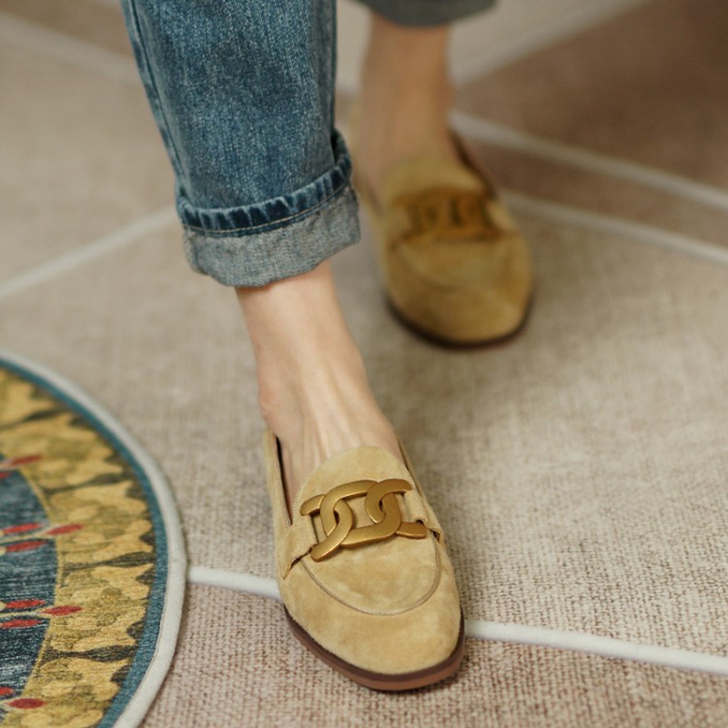 Suede Leather Women Loafers Sp - Womens Heels ulasan dan harga