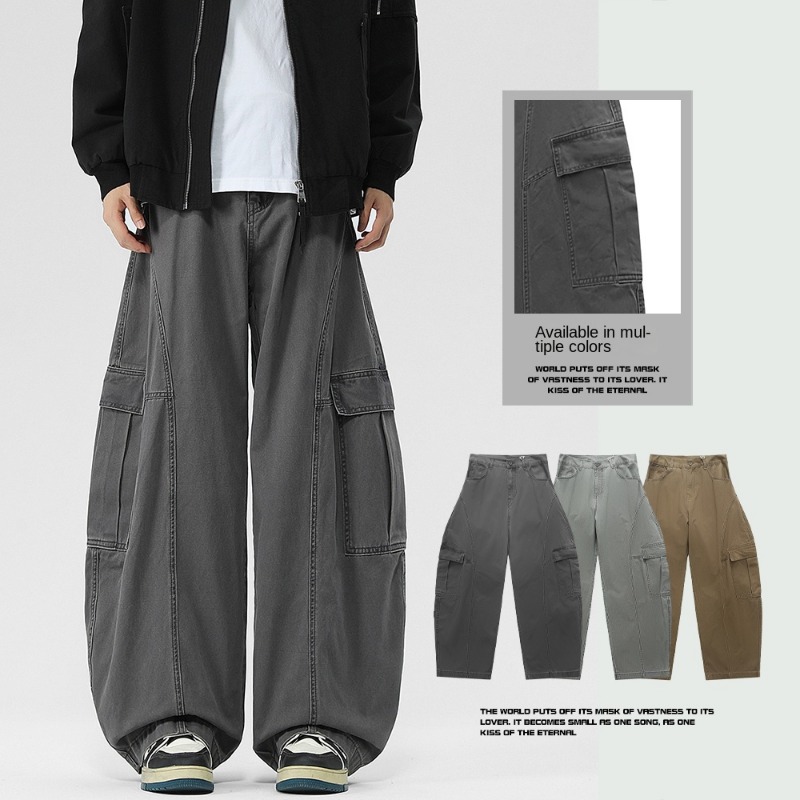 Mens American Vintage Curved C - Tailored Trouser Wide ulasan dan harga