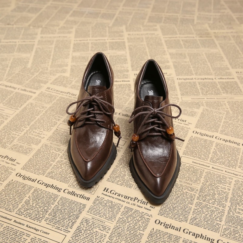Retro Strappy Deep Mouth Singl - Pump Heel Block ulasan dan harga
