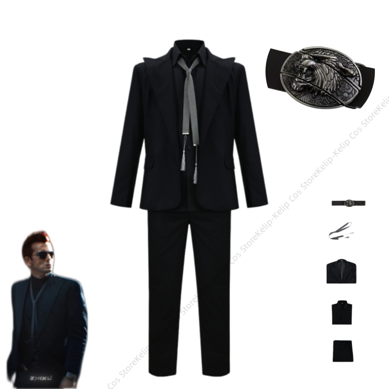 GO Crowley Cosplay Costume Bla - Womens Blazer ulasan dan harga