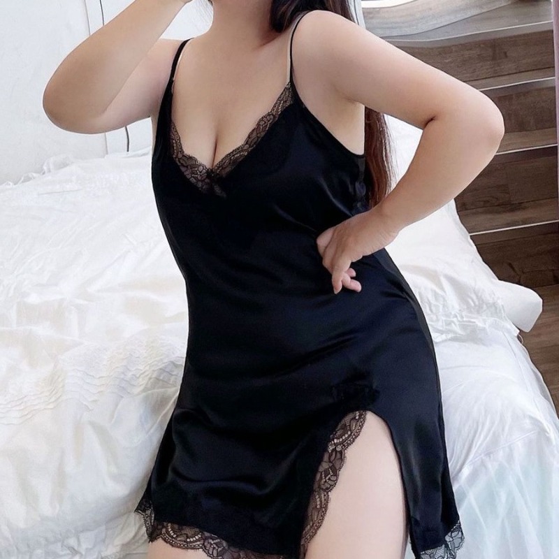 150kg Plus Size Sexy Lace Sati - Lace Dress ulasan dan harga