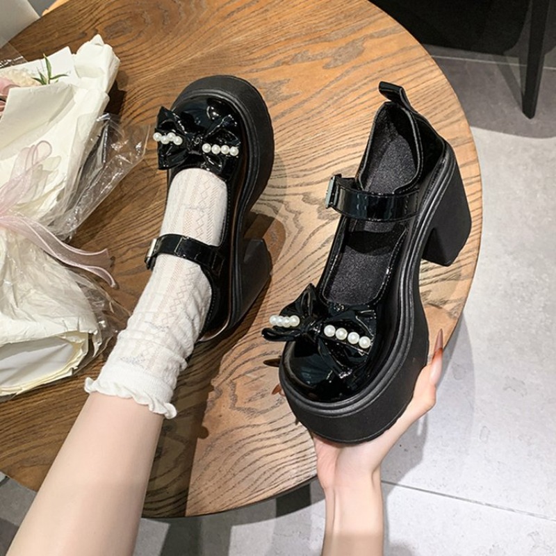 2026 Lolita Shoes Black Super  - Womens Heels ulasan dan harga