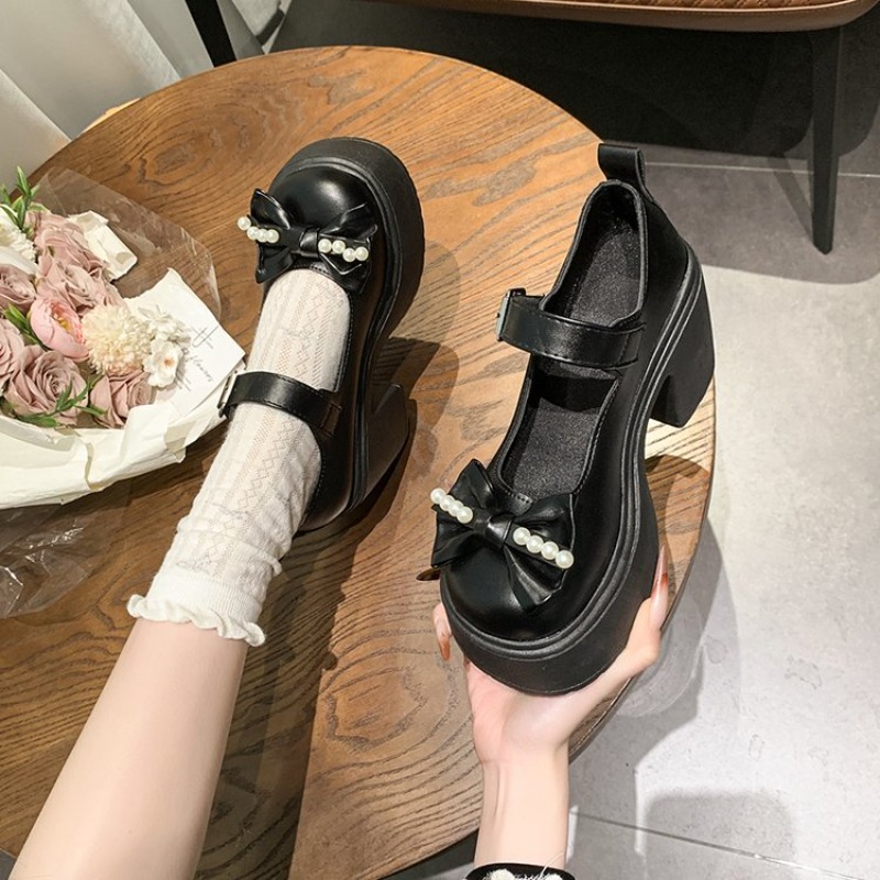 2026 Lolita Shoes Black Super  - Womens Heels ulasan dan harga