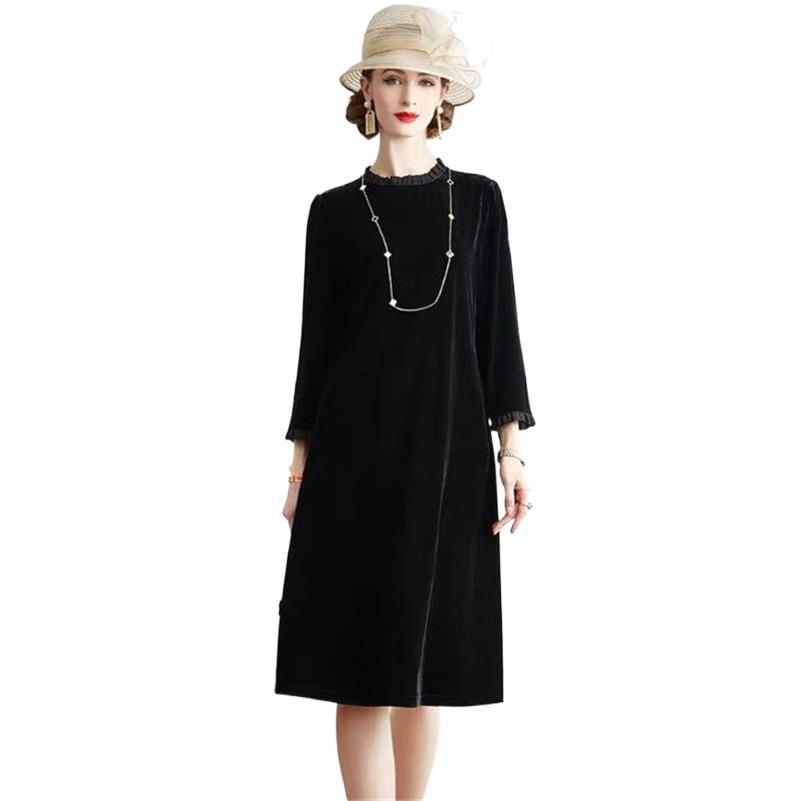 New Spring 2026 Women A-Line V - Midi Dress ulasan dan harga