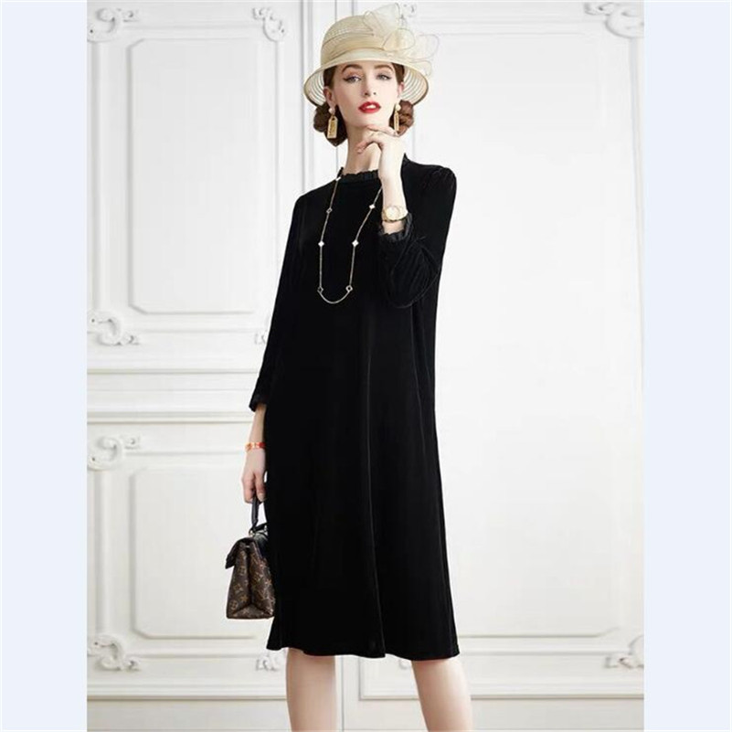 New Spring 2026 Women A-Line V - Midi Dress ulasan dan harga