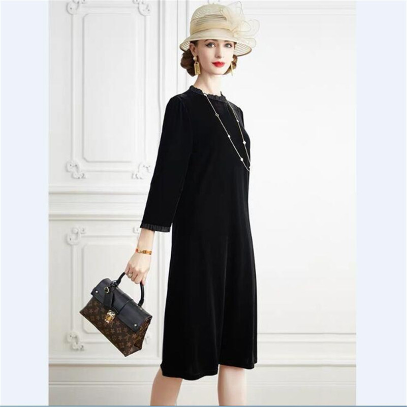 New Spring 2026 Women A-Line V - Midi Dress ulasan dan harga