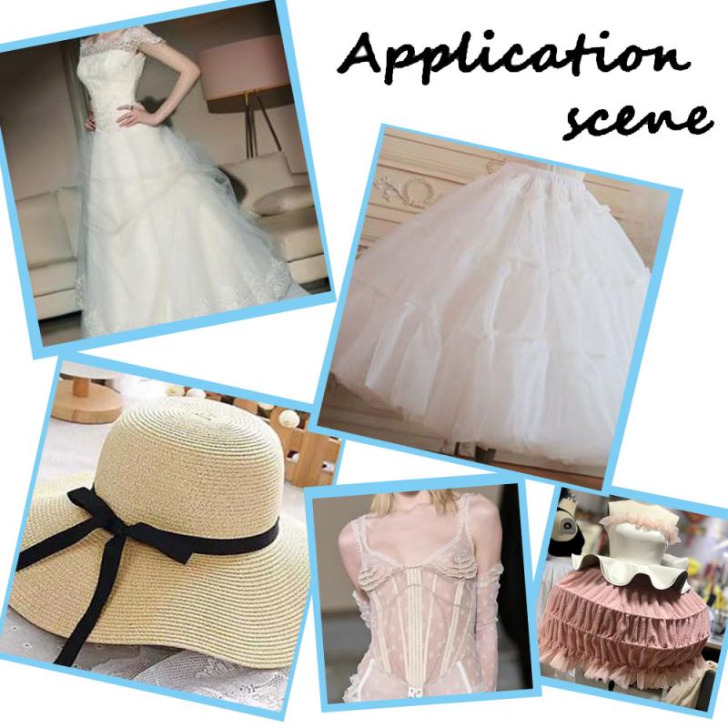 50 Yards/roll Polyester Fish B - Wedding Dress ulasan dan harga