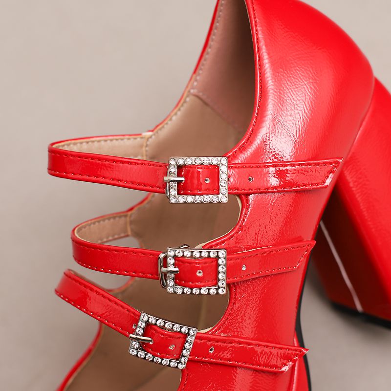SIMLOVEYO Brand Women Pump Rou - Pump Heel Block ulasan dan harga
