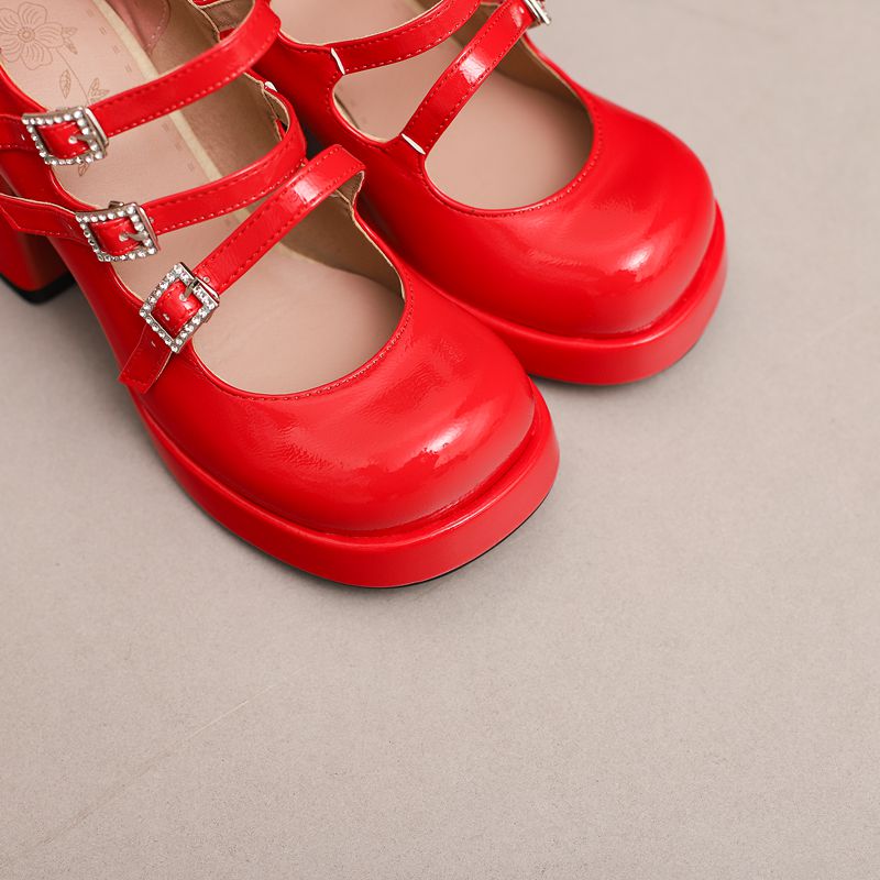 SIMLOVEYO Brand Women Pump Rou - Pump Heel Block ulasan dan harga