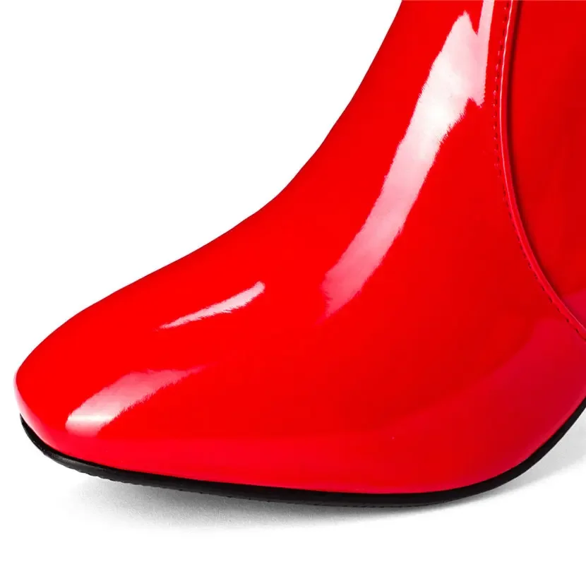 Red White Patent Leather Women - Women'S Red Formal Wear ulasan dan harga