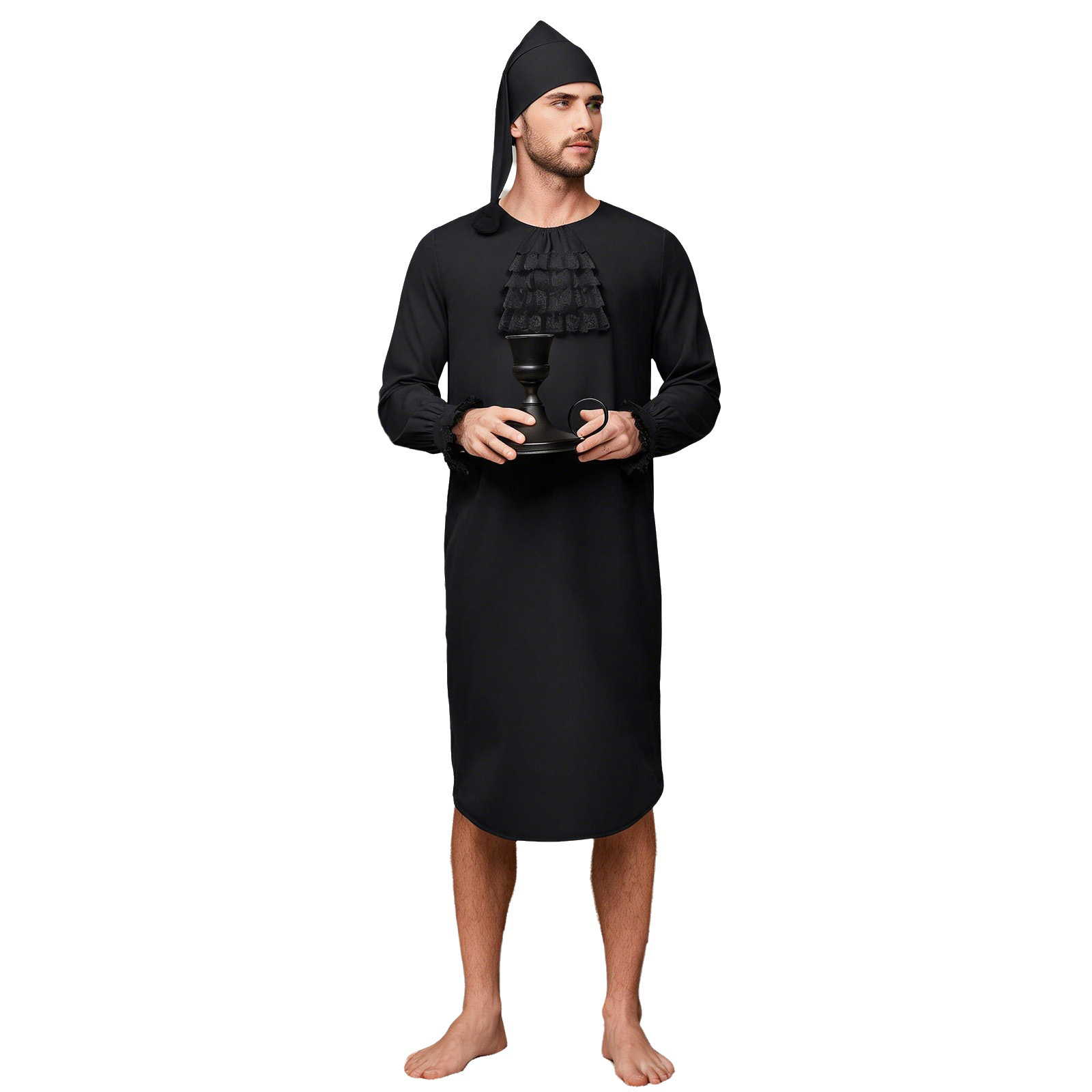 Mens Medieval Victorian Nightg - Lace Dress ulasan dan harga