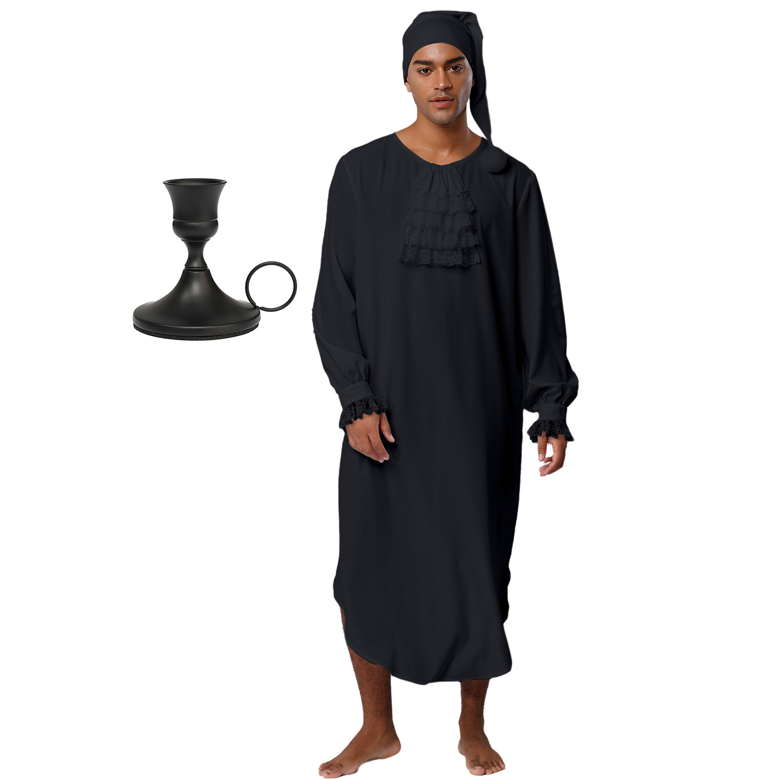Mens Medieval Victorian Nightg - Lace Dress ulasan dan harga