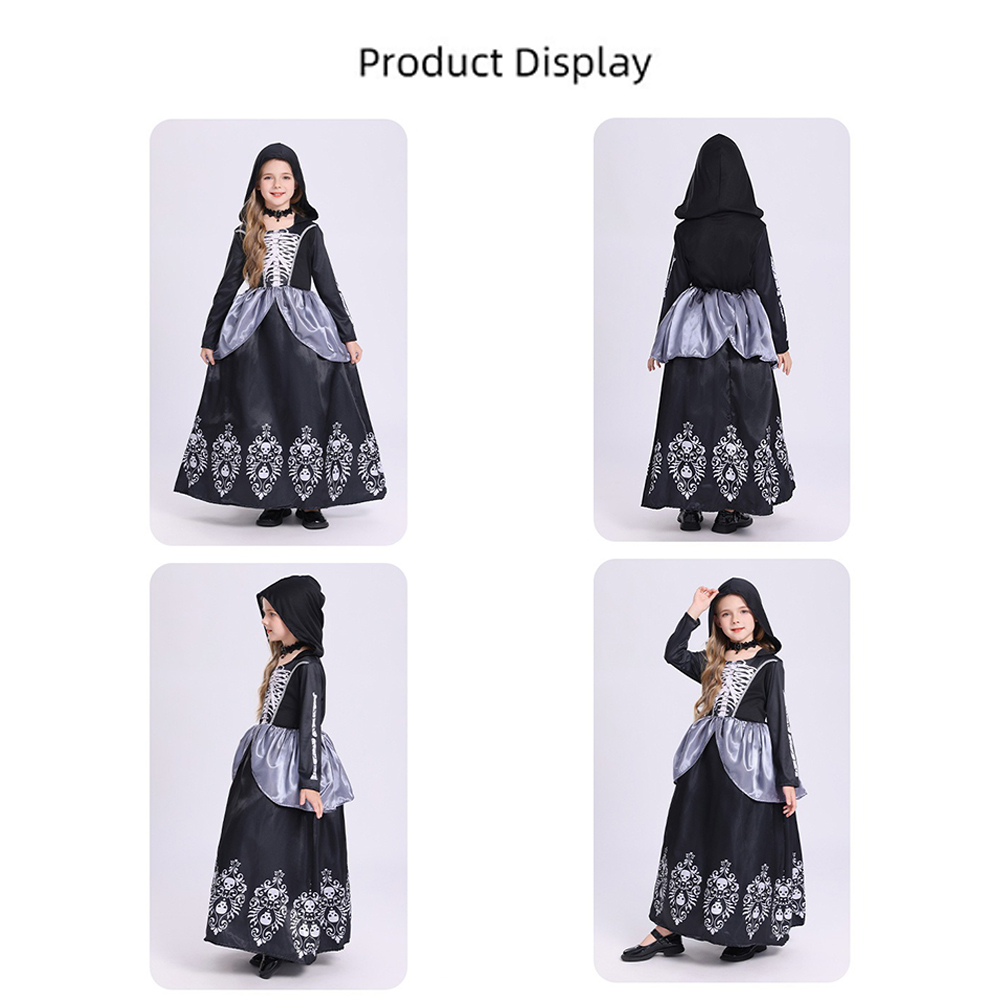 Red Black Witch Costume Hooded - Women'S Red Formal Wear ulasan dan harga