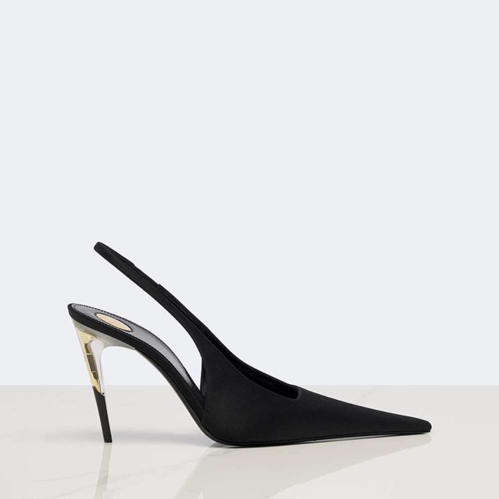 Women Satin Pointed‑Toe Stilet - Formal Dress ulasan dan harga