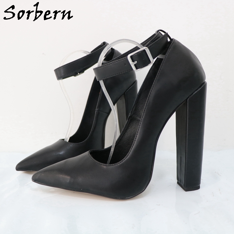 Sorbern Large Size Eu47 Women  - Pump Heel Block ulasan dan harga