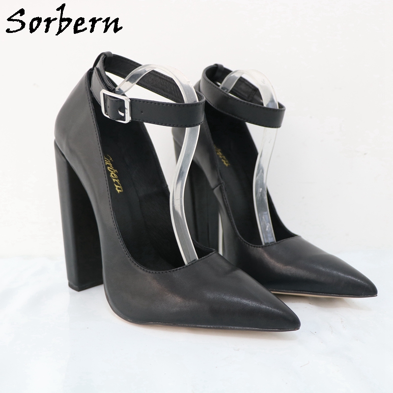 Sorbern Large Size Eu47 Women  - Pump Heel Block ulasan dan harga
