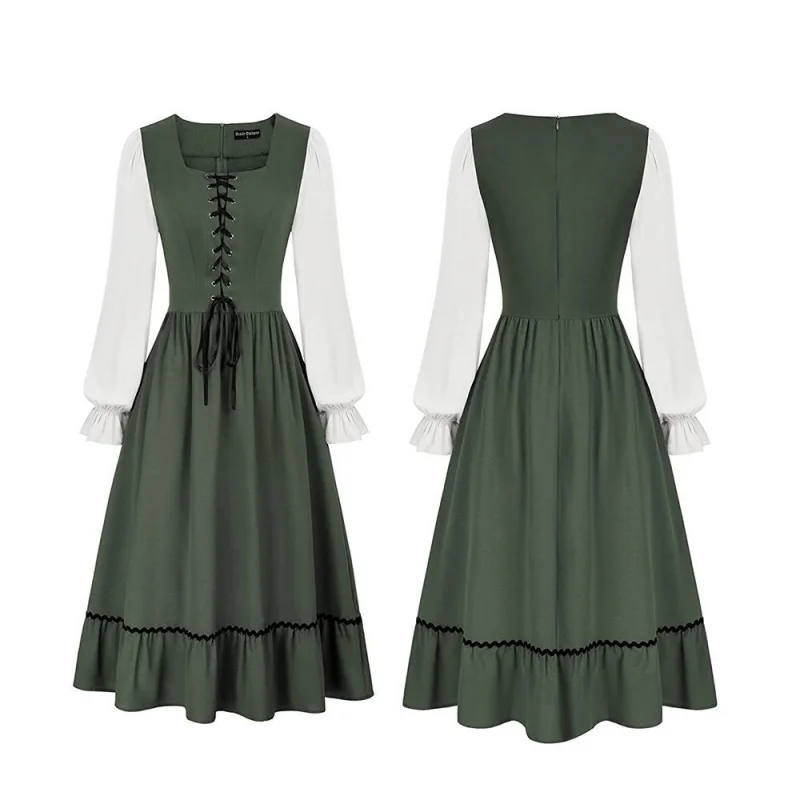 Women'S Vintage Court Medieval - Midi Dress ulasan dan harga