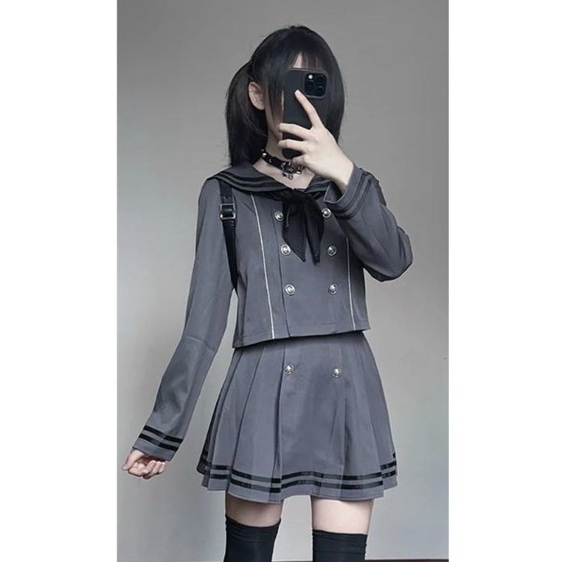 Japanese Subculture Retro Cosp - Formal Skirt ulasan dan harga