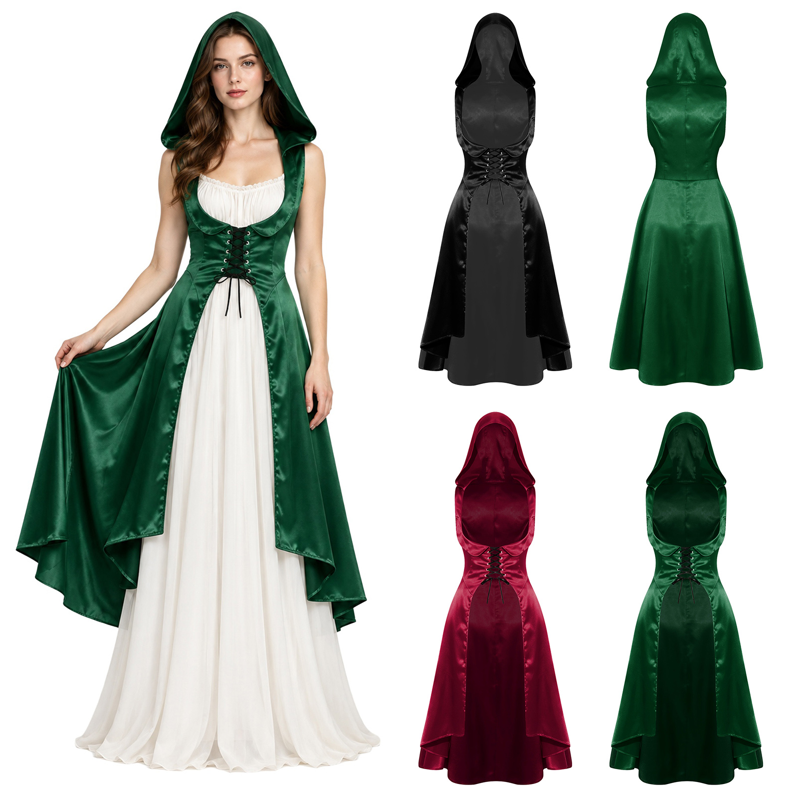 Womens Renaissance Costumes Ha - Lace Dress ulasan dan harga